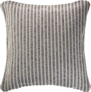 Amleto Taupe Throw Pillow