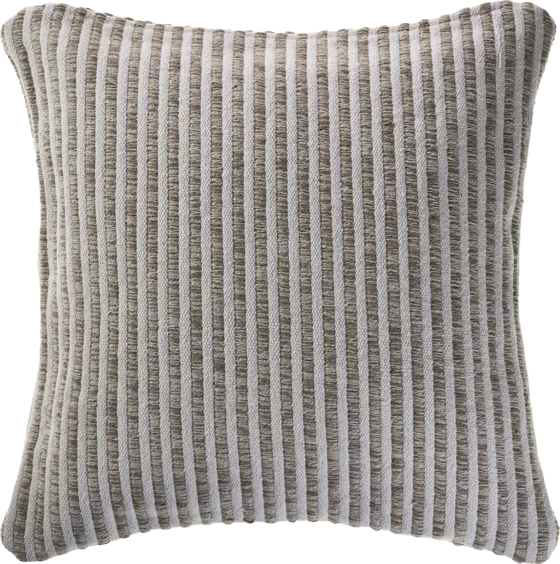 Amleto Taupe Throw Pillow