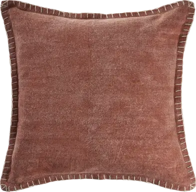 Burroy Red Throw Pillow