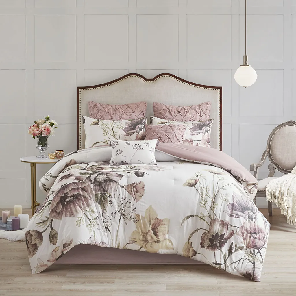 Anserman Blush 8 Pc Queen Comforter Set - Image 2
