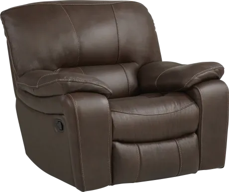 San Gabriel Brown Glider Recliner