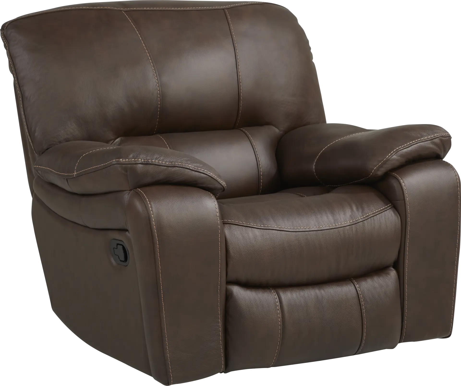 San Gabriel Brown Glider Recliner