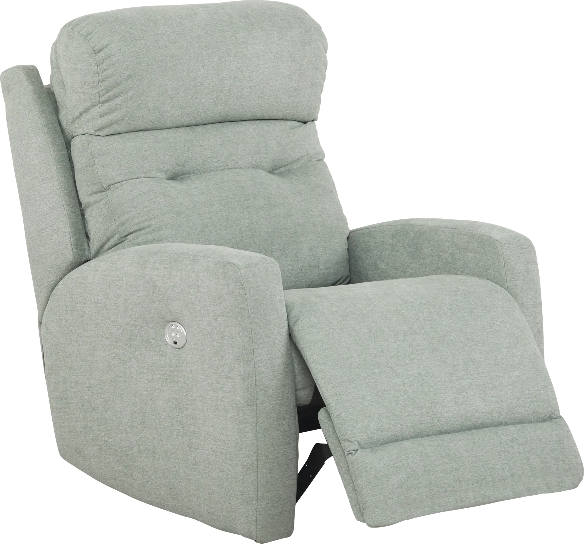 Bessemer Seafoam Dual Power Recliner - Image 1