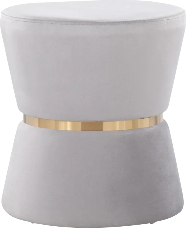 Willella Gray Ottoman