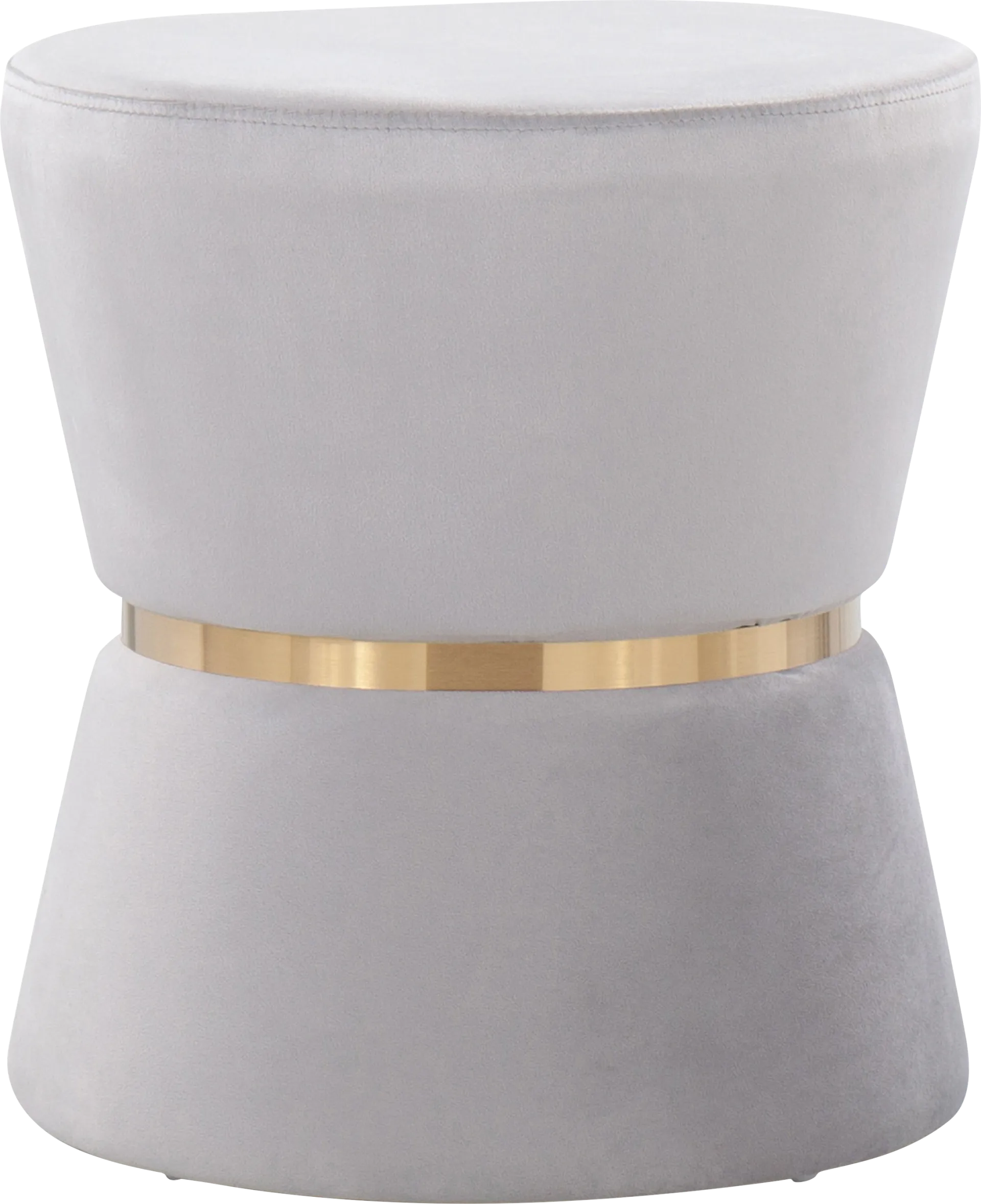 Willella Gray Ottoman - Image 1