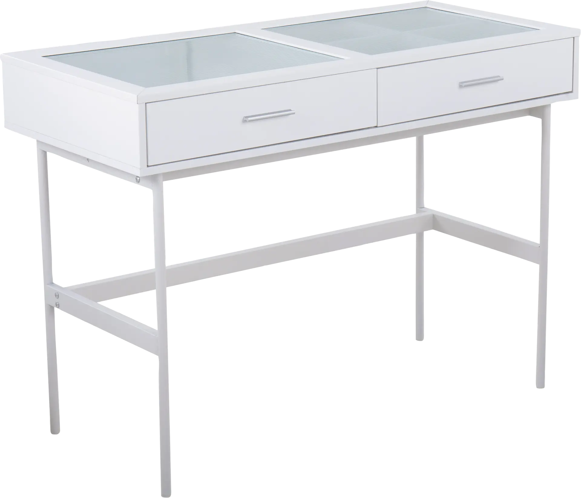 Benkard White Sofa Table
