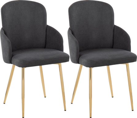 Maglista I Dark Gray Dining Chair Set of 2