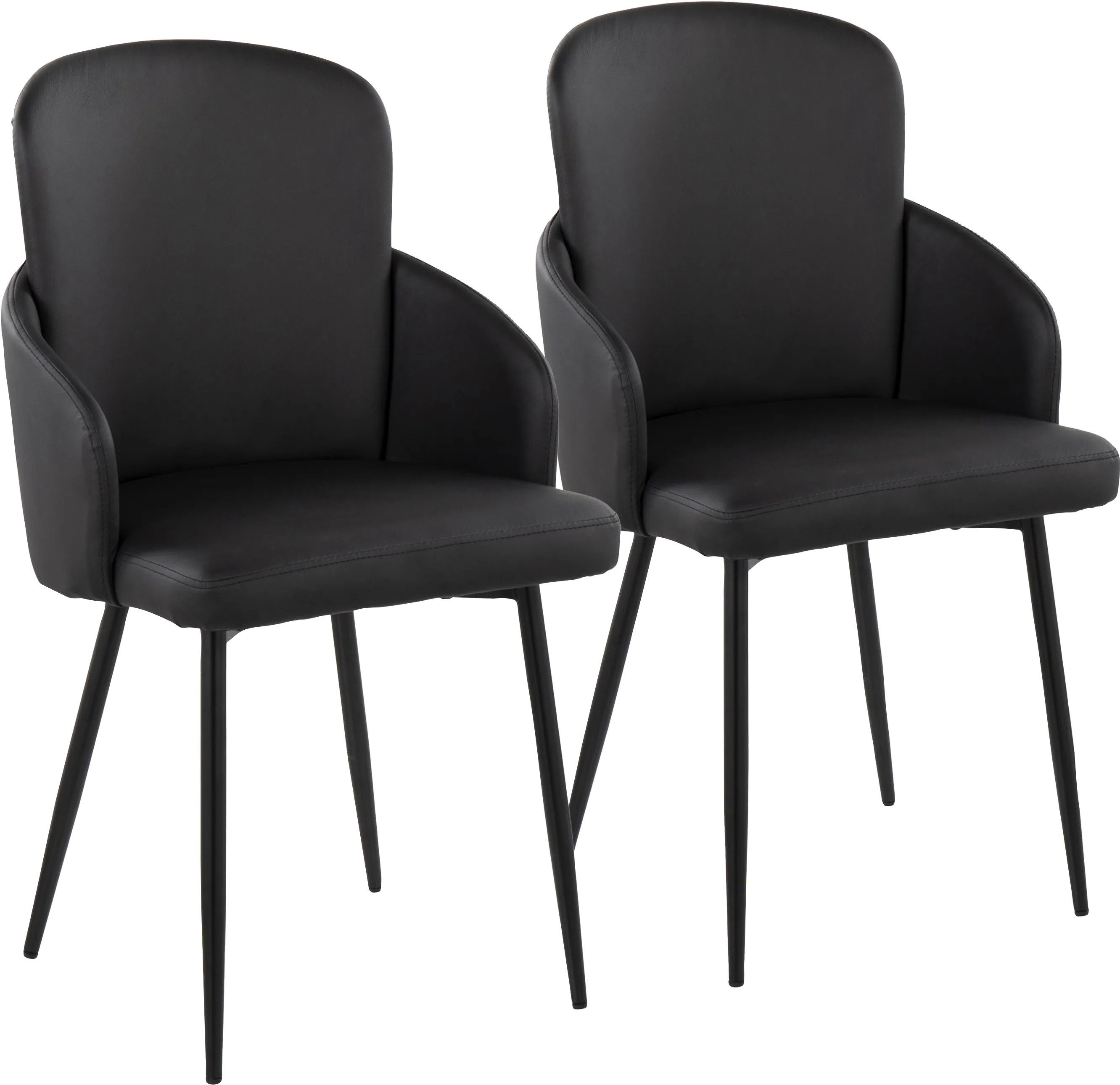 Maglista II Black Dining Chair Set of 2