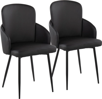 Maglista II Black Dining Chair Set of 2