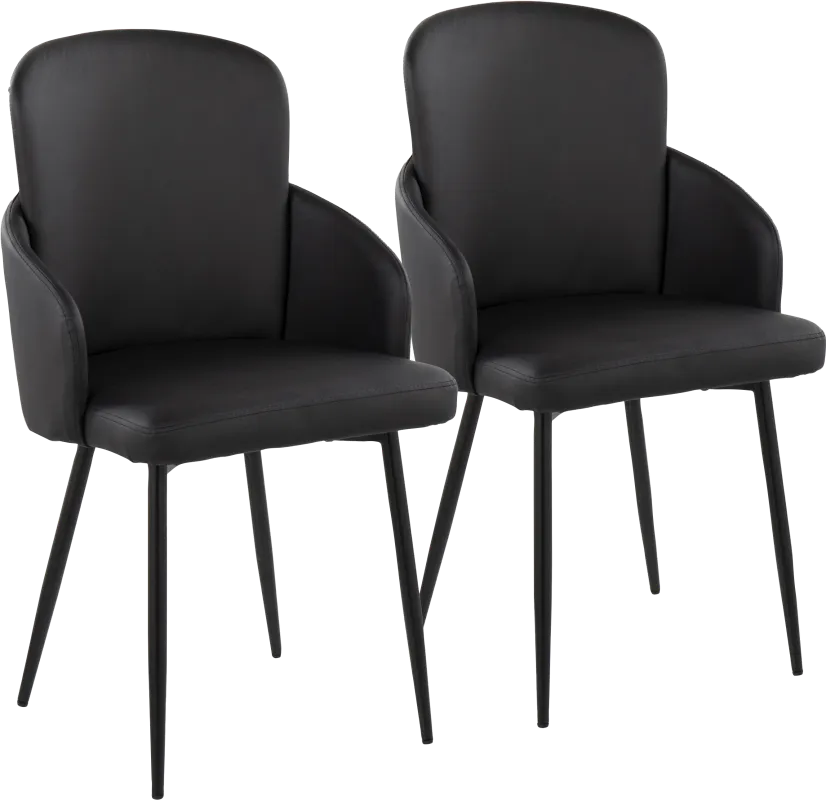 Maglista II Black Dining Chair Set of 2