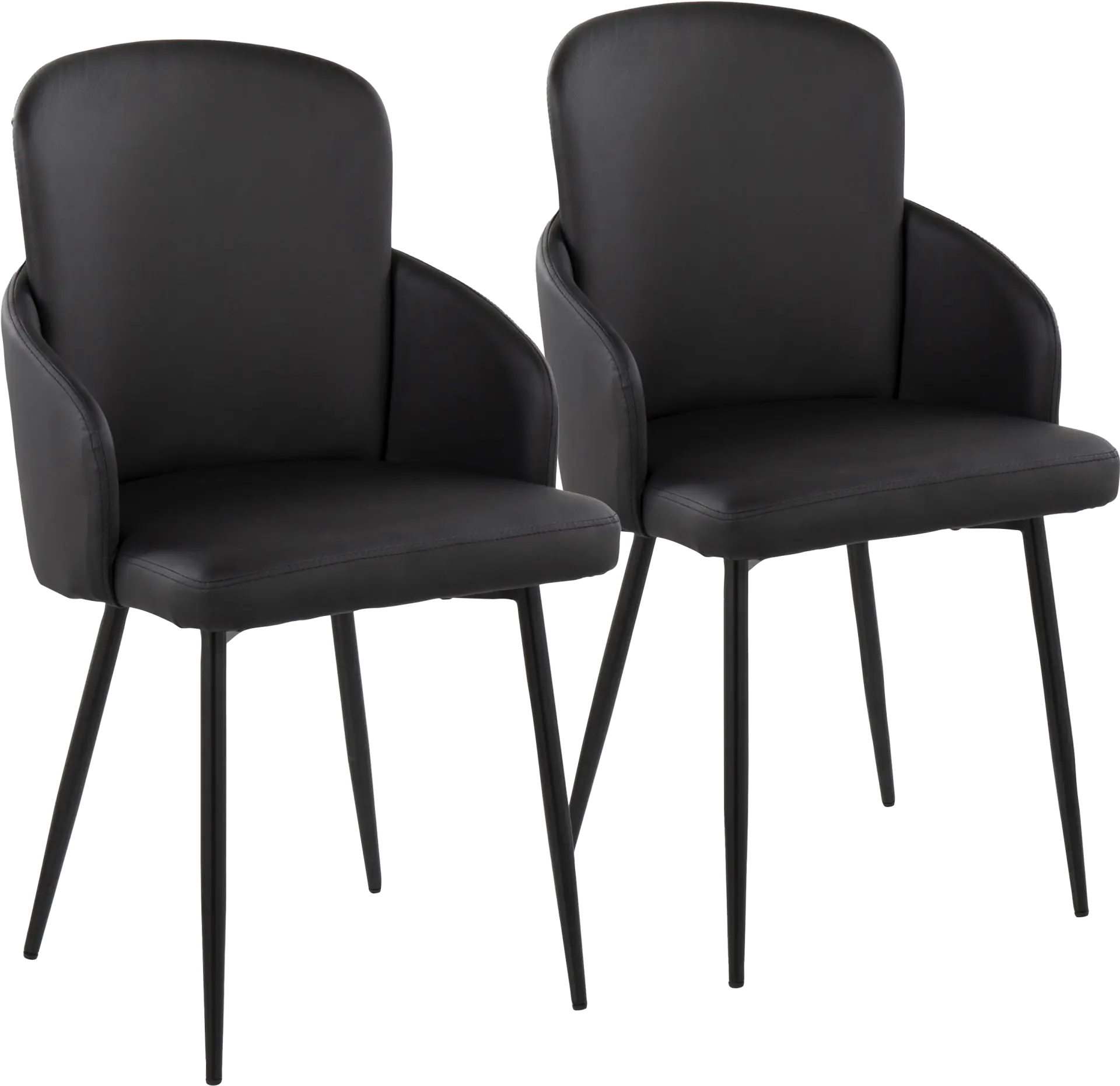 Maglista II Black Dining Chair Set of 2