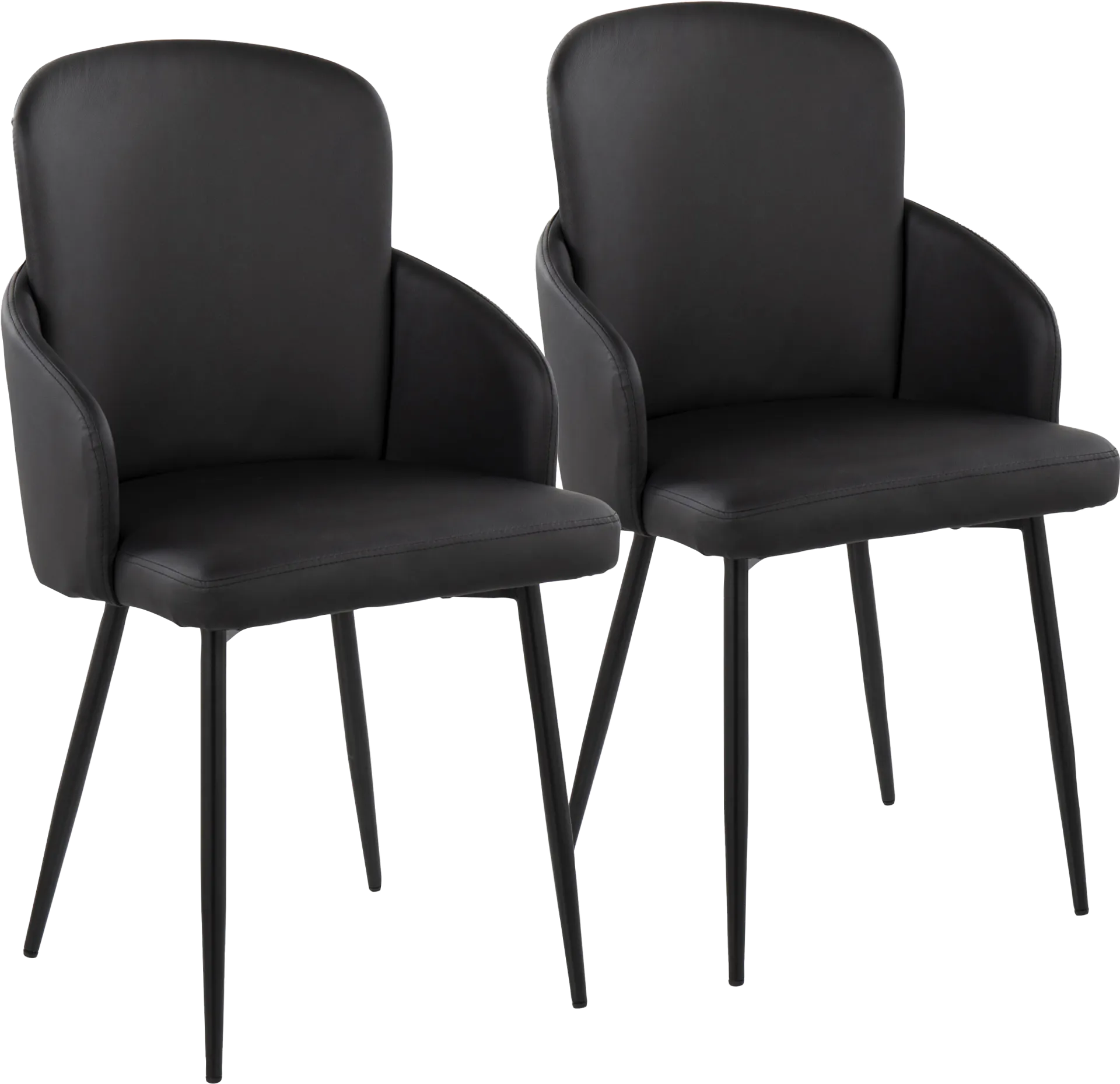 Maglista II Black Dining Chair Set of 2 - Image 1