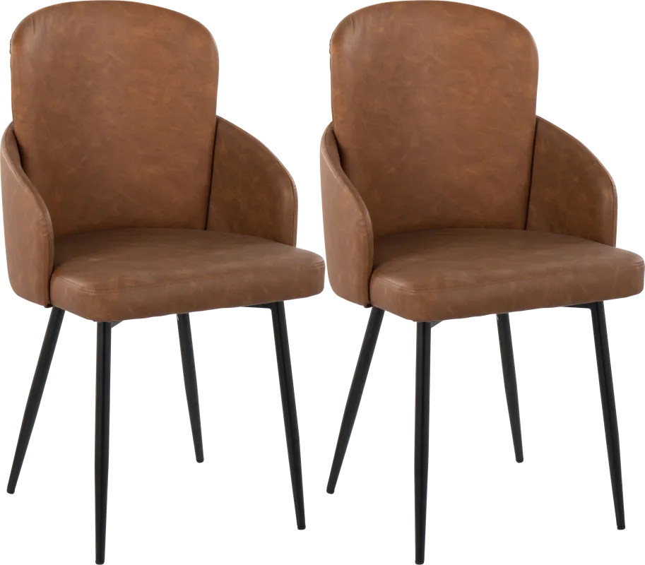 Maglista II Camel Dining Chair Set of 2