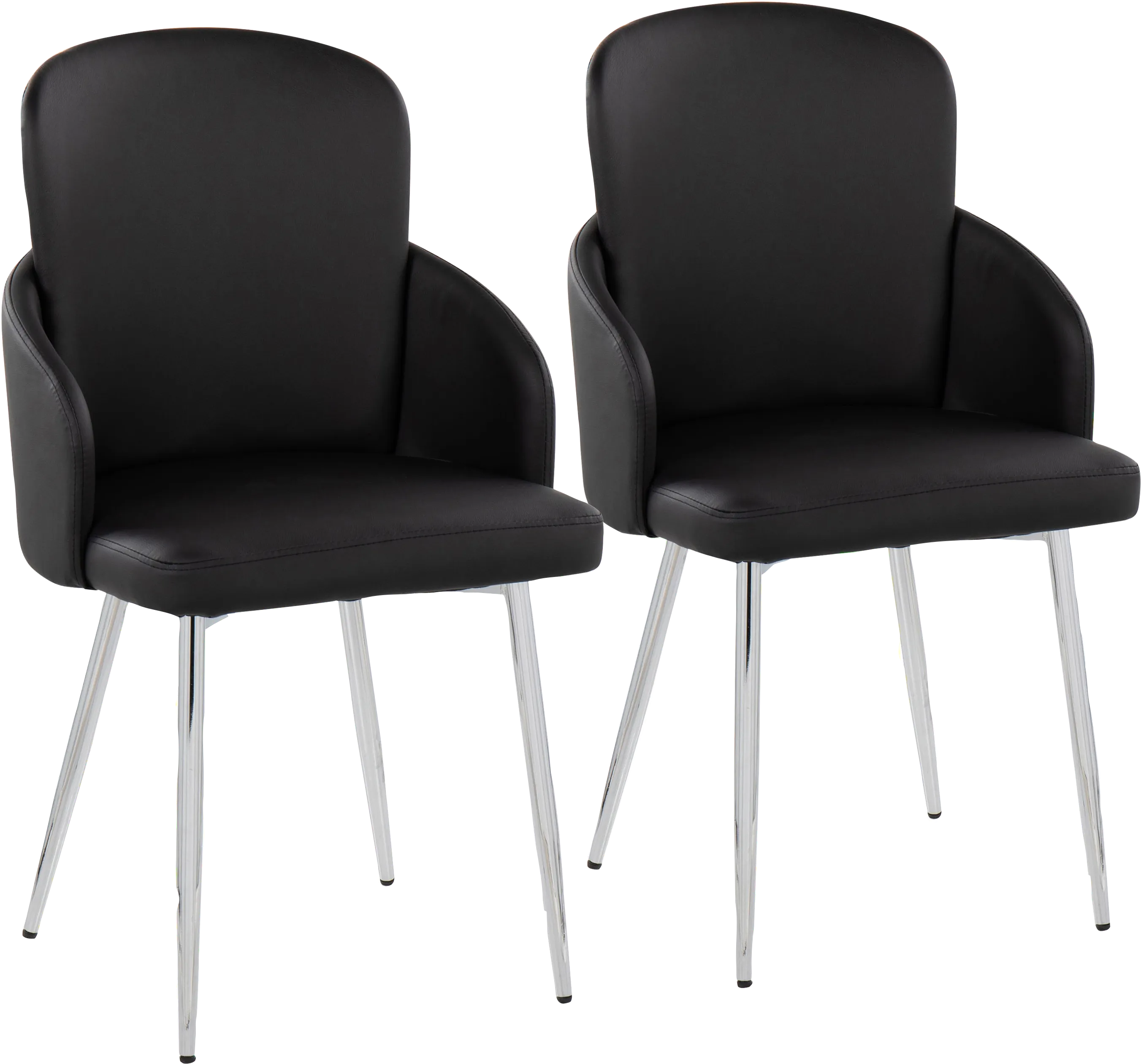 Maglista III Black Dining Chair Set of 2 - Thumbnail - Image 1