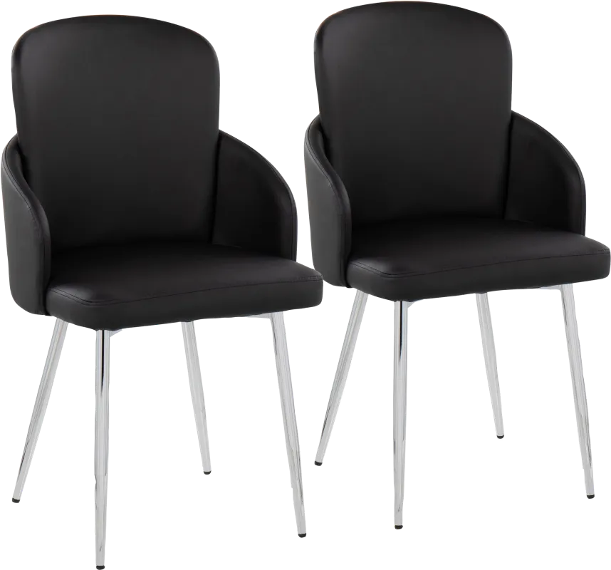 Maglista III Black Dining Chair Set of 2