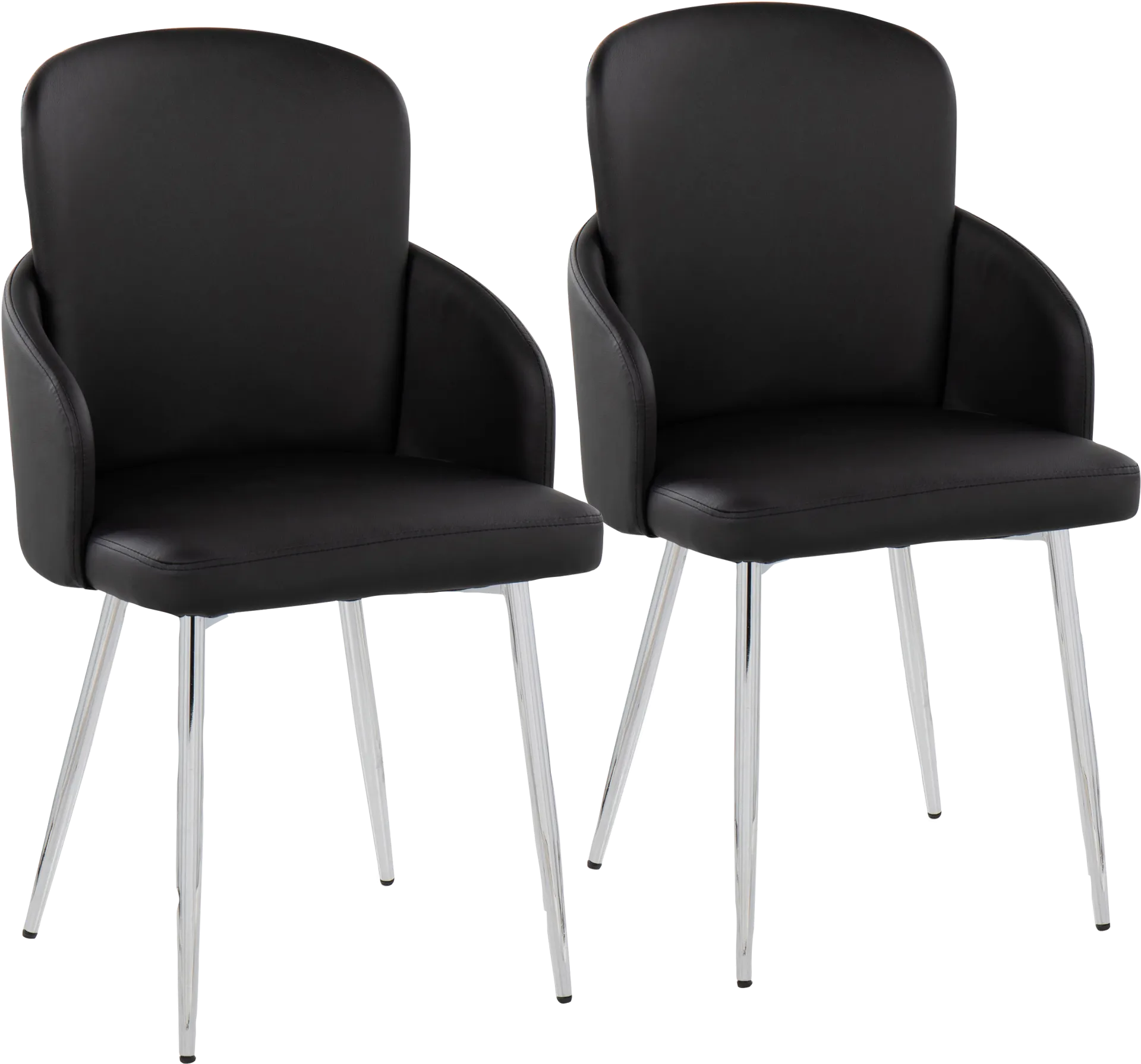 Maglista III Black Dining Chair Set of 2 - Image 1