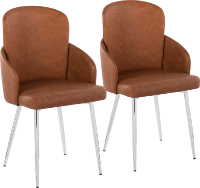 Maglista III Camel Dining Chair Set of 2