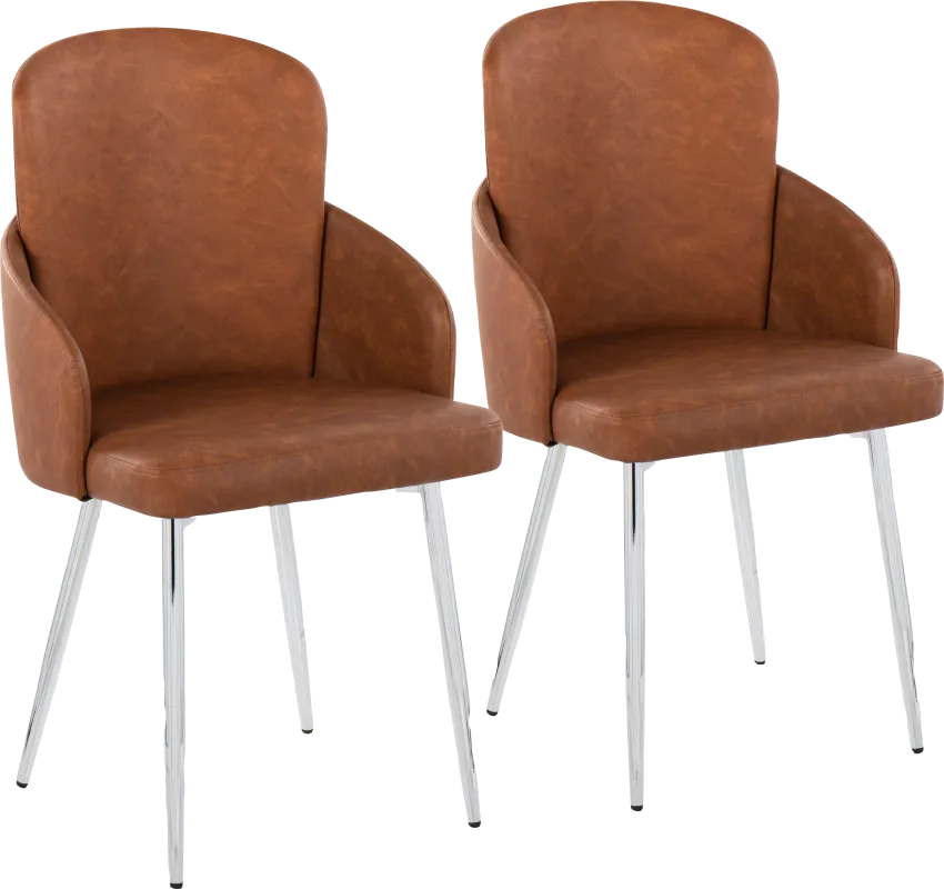 Maglista III Camel Dining Chair Set of 2