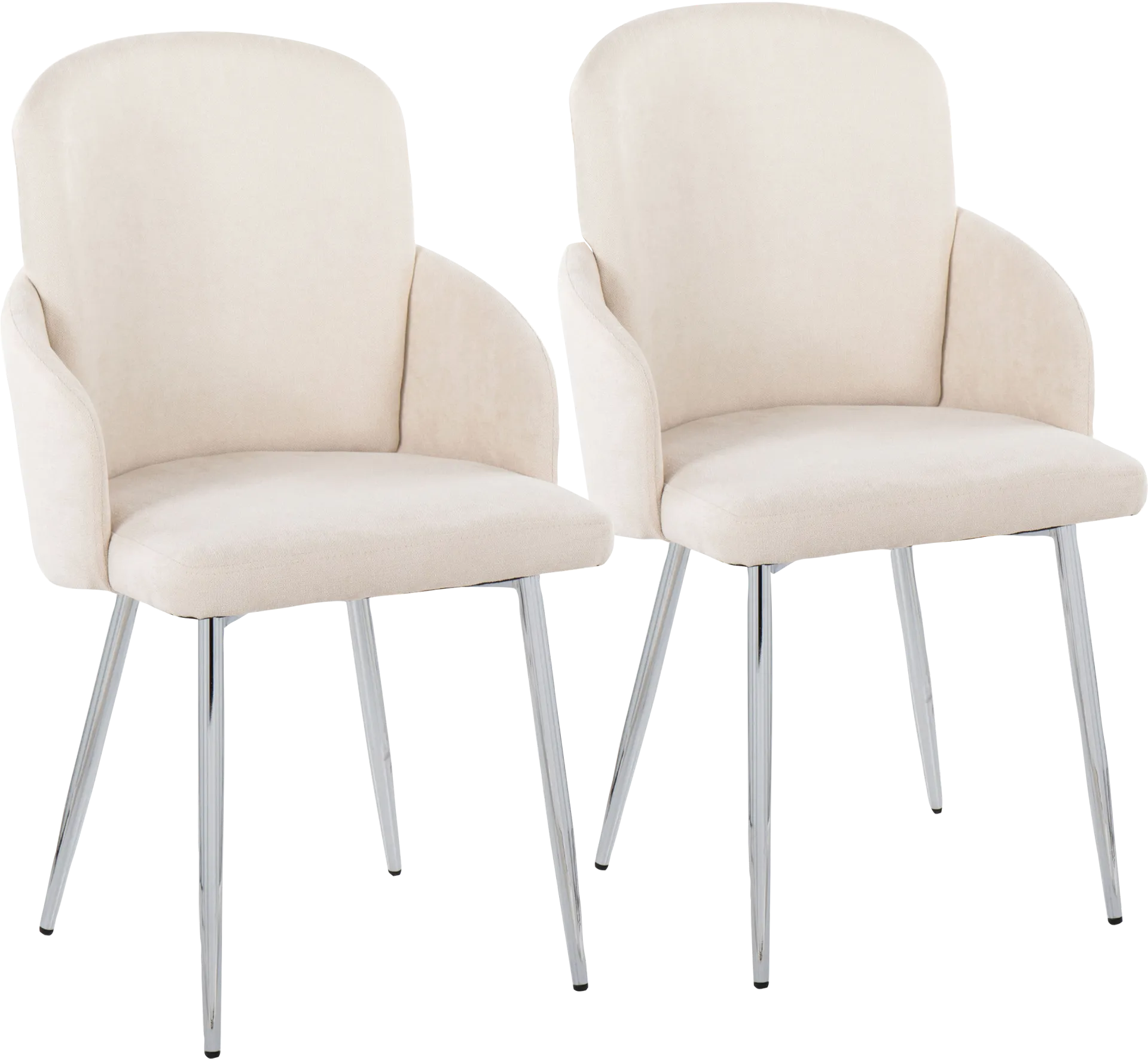 Maglista III Cream Dining Chair Set of 2 - Image 1