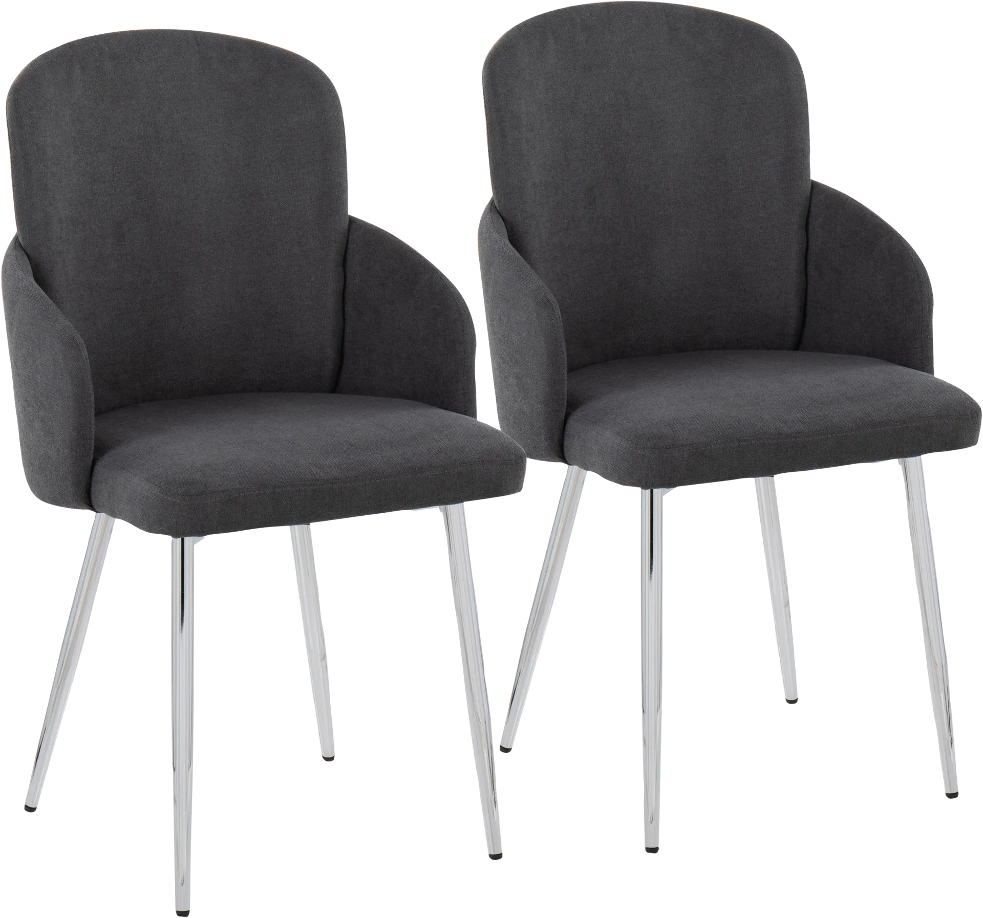 Maglista III Dark Gray Dining Chair Set of 2 - Image 1