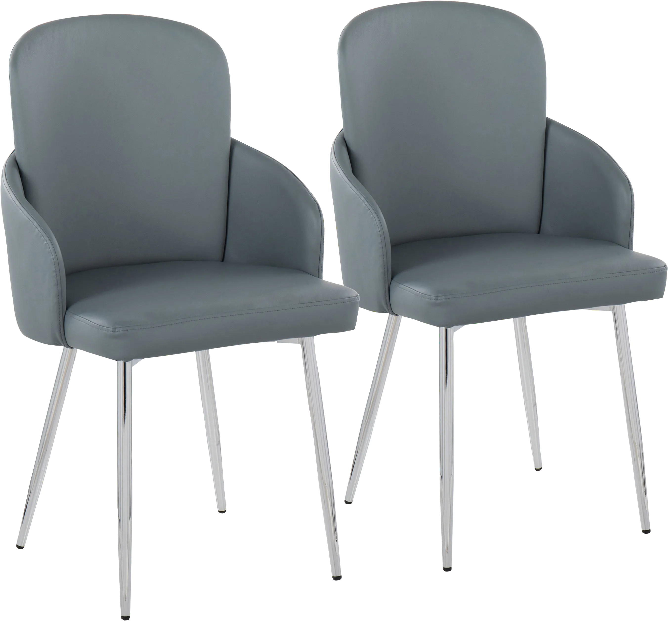 Maglista III Gray Dining Chair Set of 2 - Thumbnail - Image 1