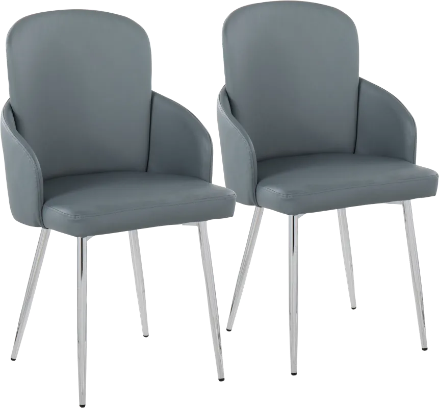 Maglista III Gray Dining Chair Set of 2