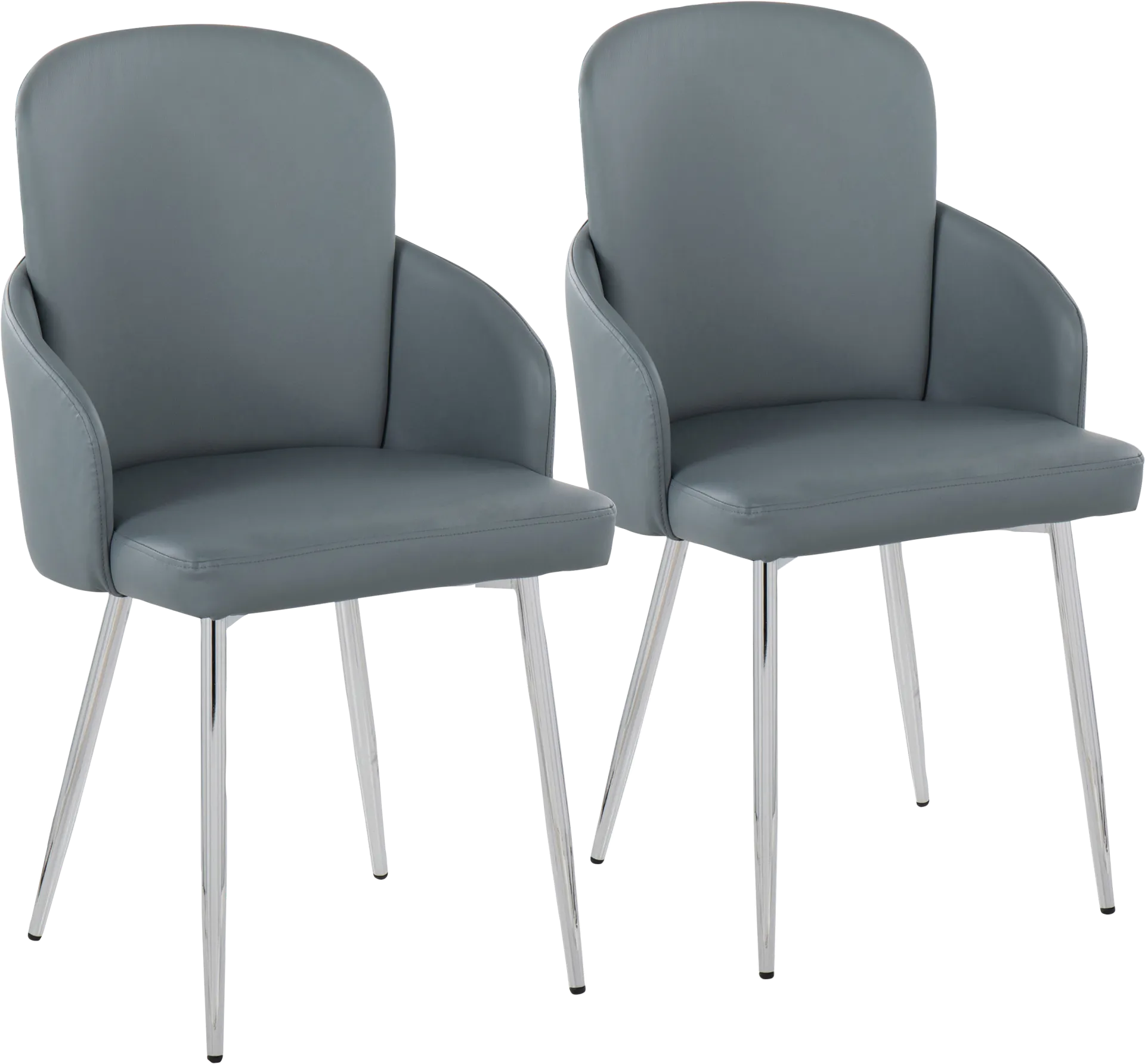 Maglista III Gray Dining Chair Set of 2 - Image 1