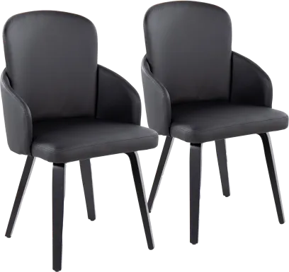 Maglista IV Black Dining Chair Set of 2