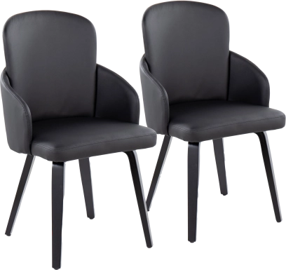 Maglista IV Black Dining Chair Set of 2
