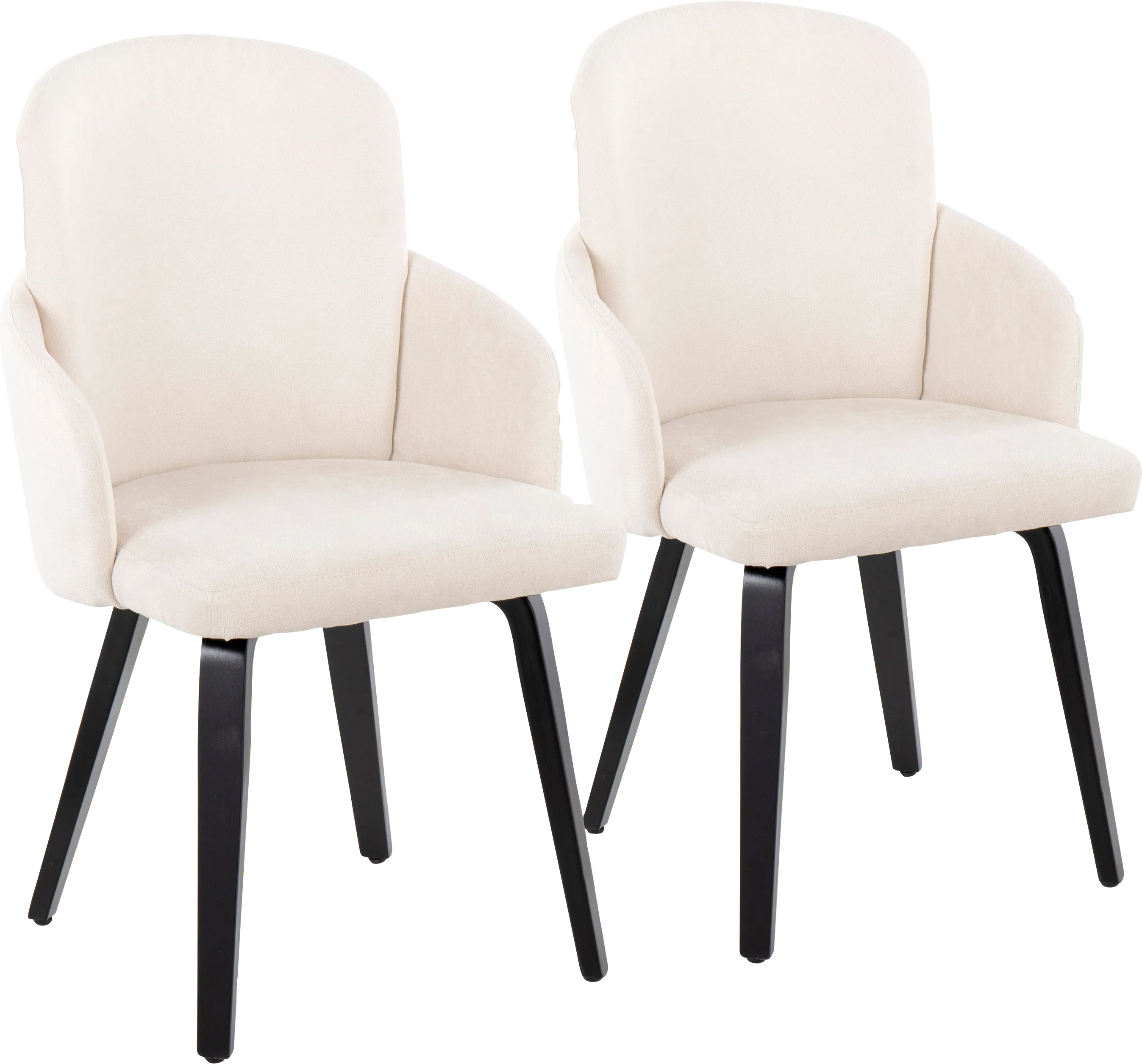 Maglista IV Cream Dining Chair Set of 2 - Thumbnail - Image 1