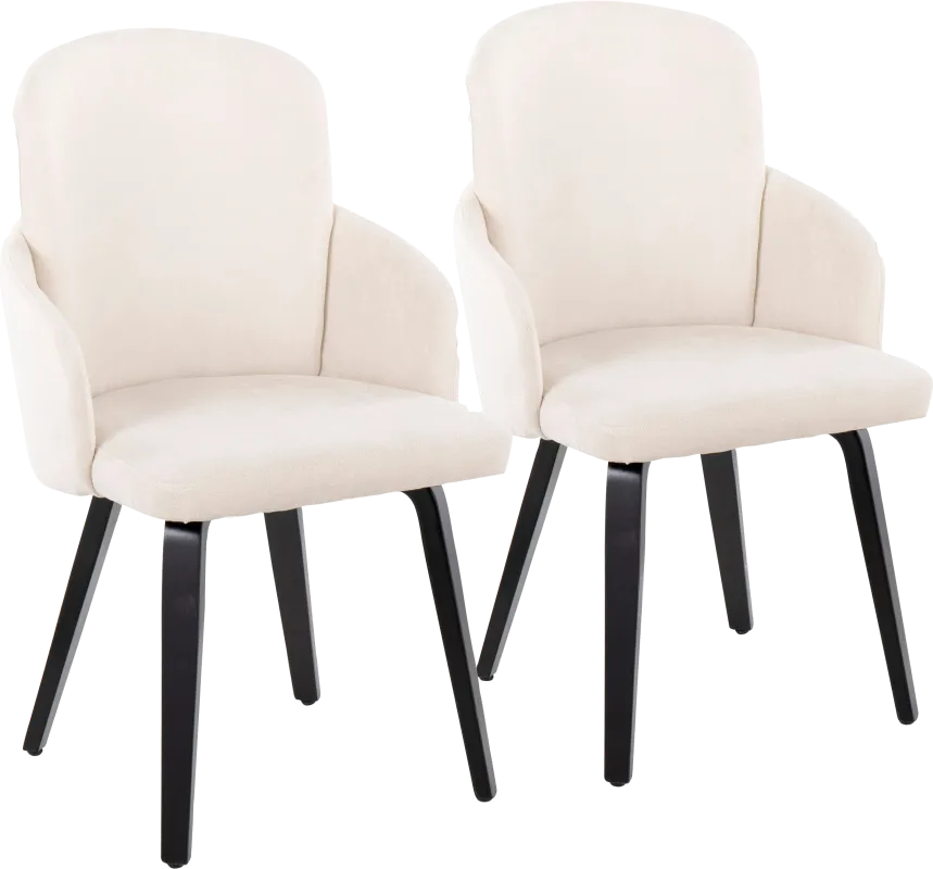 Maglista IV Cream Dining Chair Set of 2