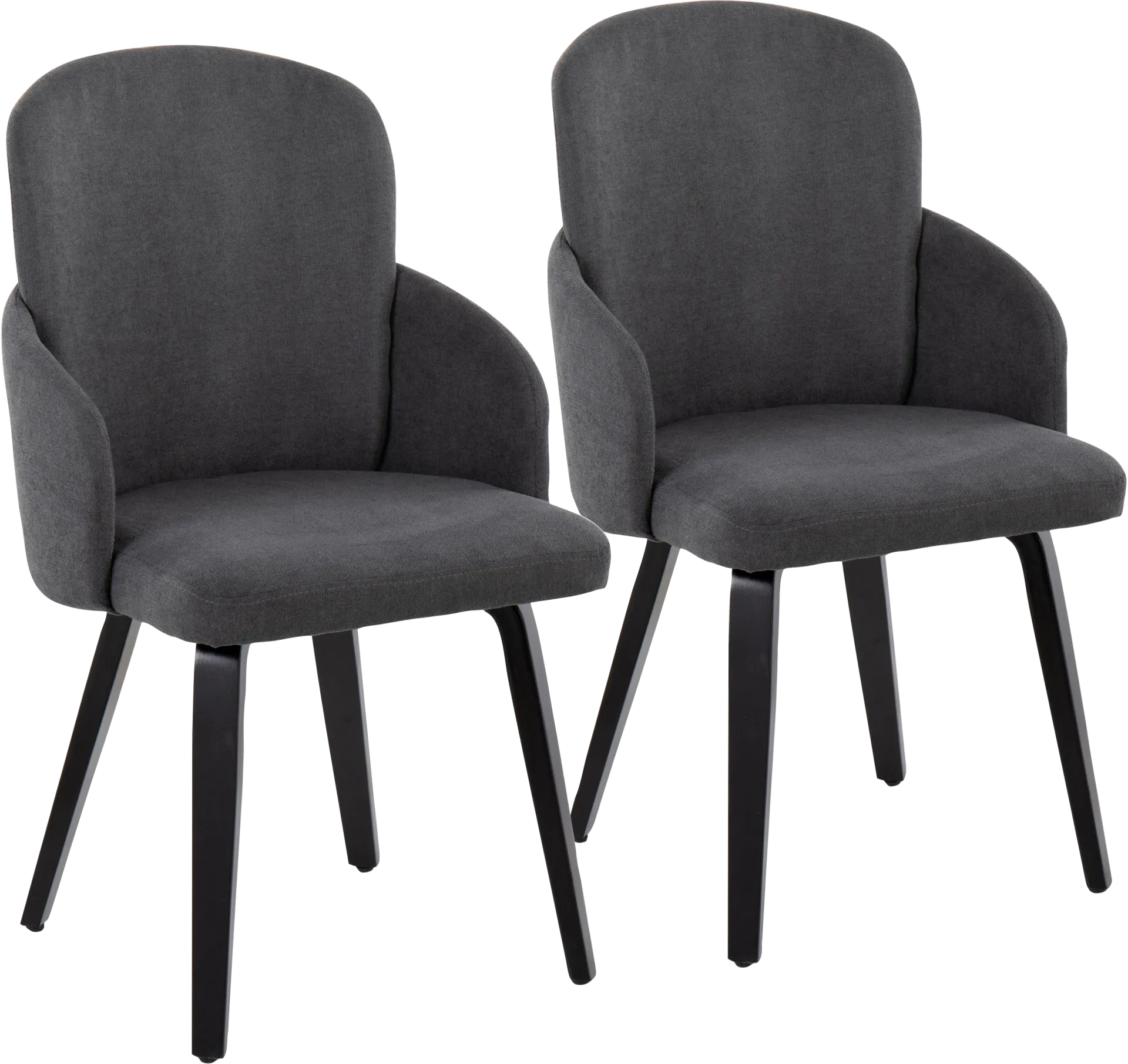 Maglista IV Dark Gray Dining Chair Set of 2 - Image 1