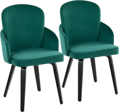 Maglista IV Green Dining Chair Set of 2