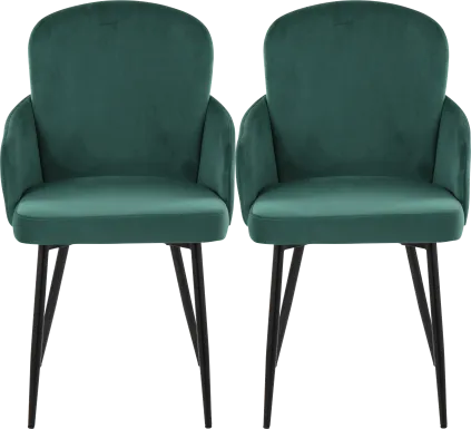 Maglista II Green Dining Chair Set of 2
