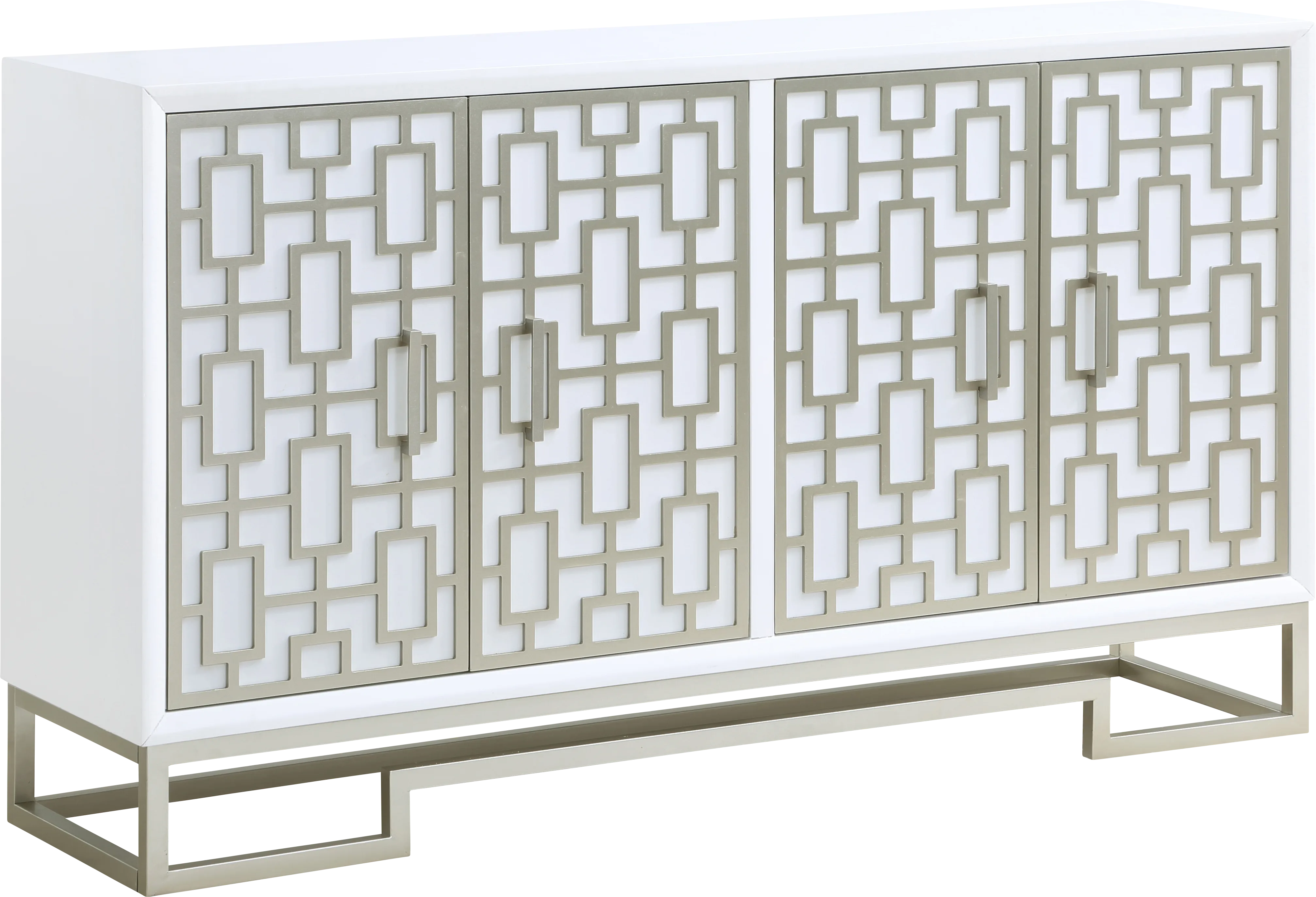 Montavesta White Accent Cabinet - Thumbnail - Image 1