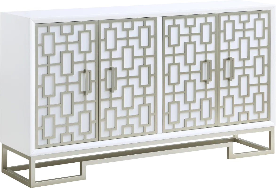 Montavesta White Accent Cabinet
