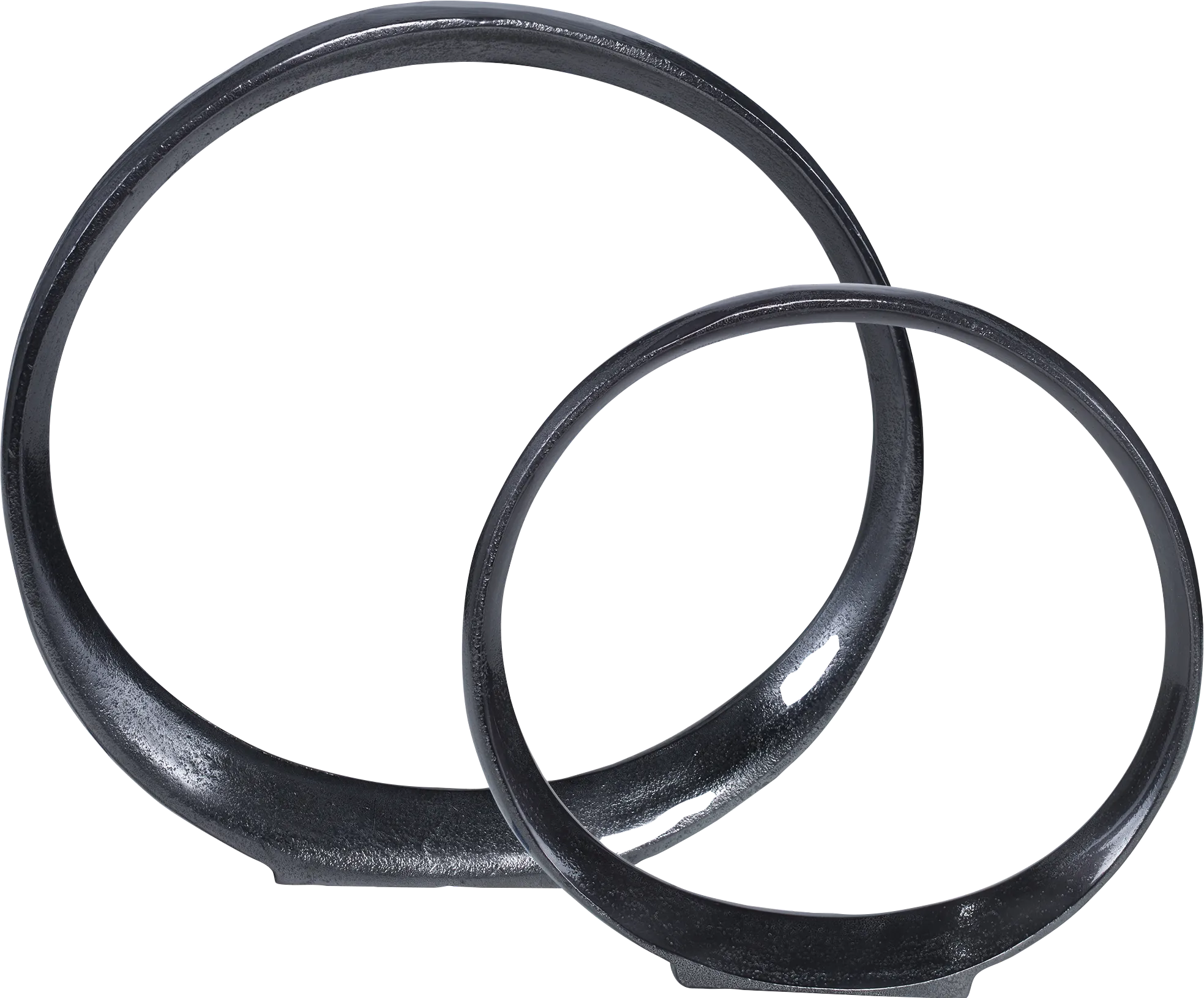 Venella Black Sculpture, Set of 2 - Thumbnail - Image 1