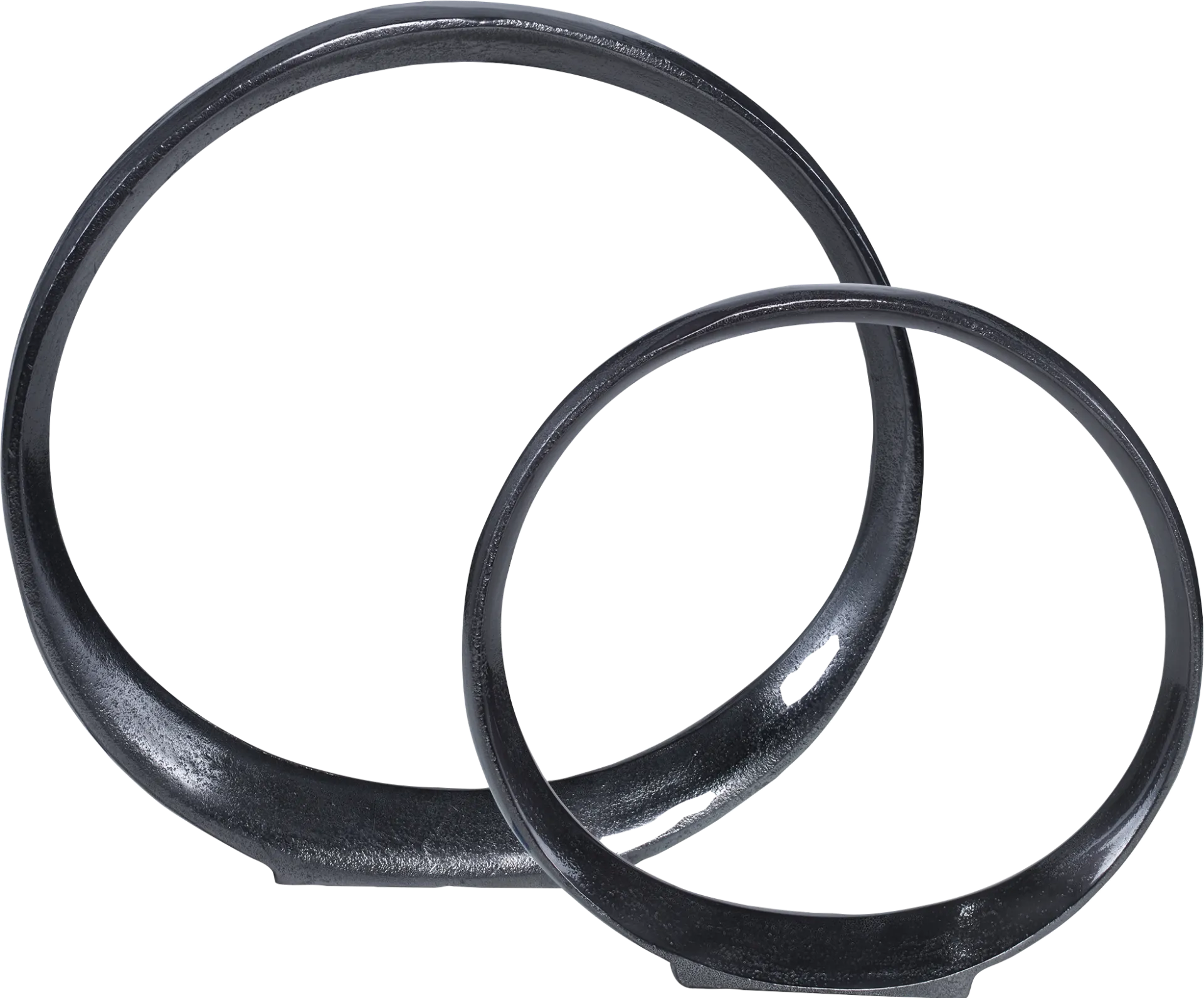 Venella Black Sculpture, Set of 2 - Image 1