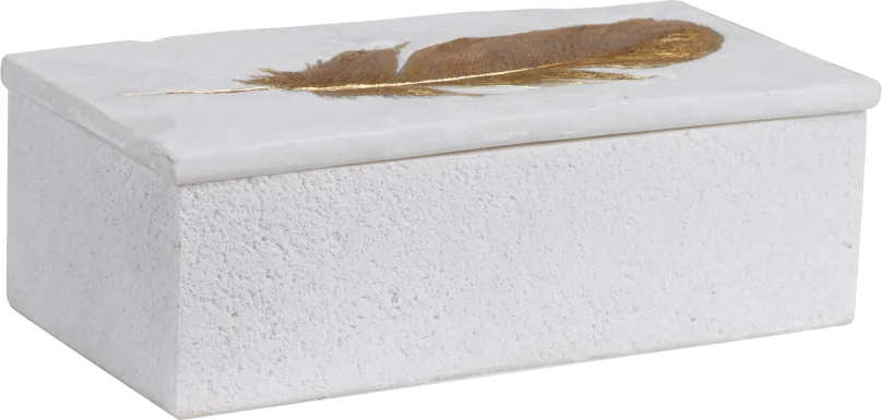 Azaan White Decorative Box