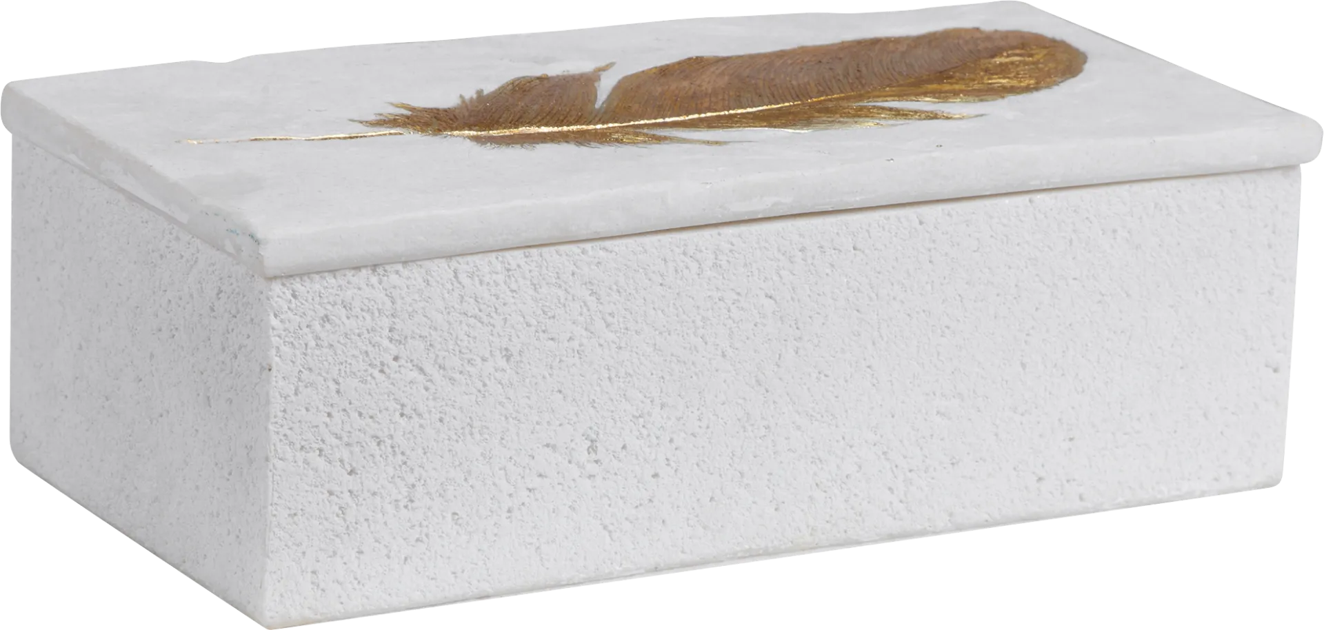 Azaan White Decorative Box - Image 1