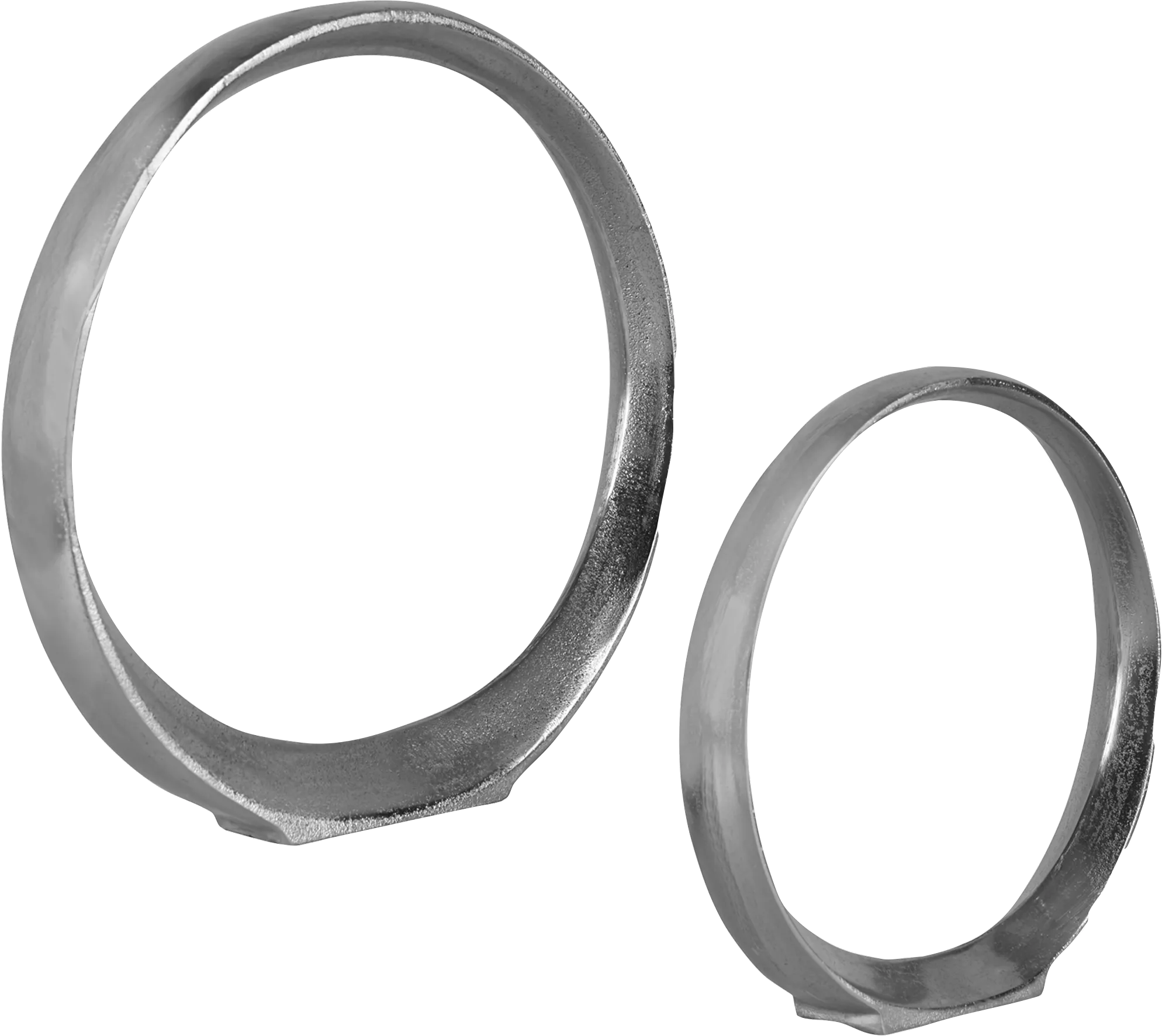 Sherringham Silver Sculpture, Set of 2