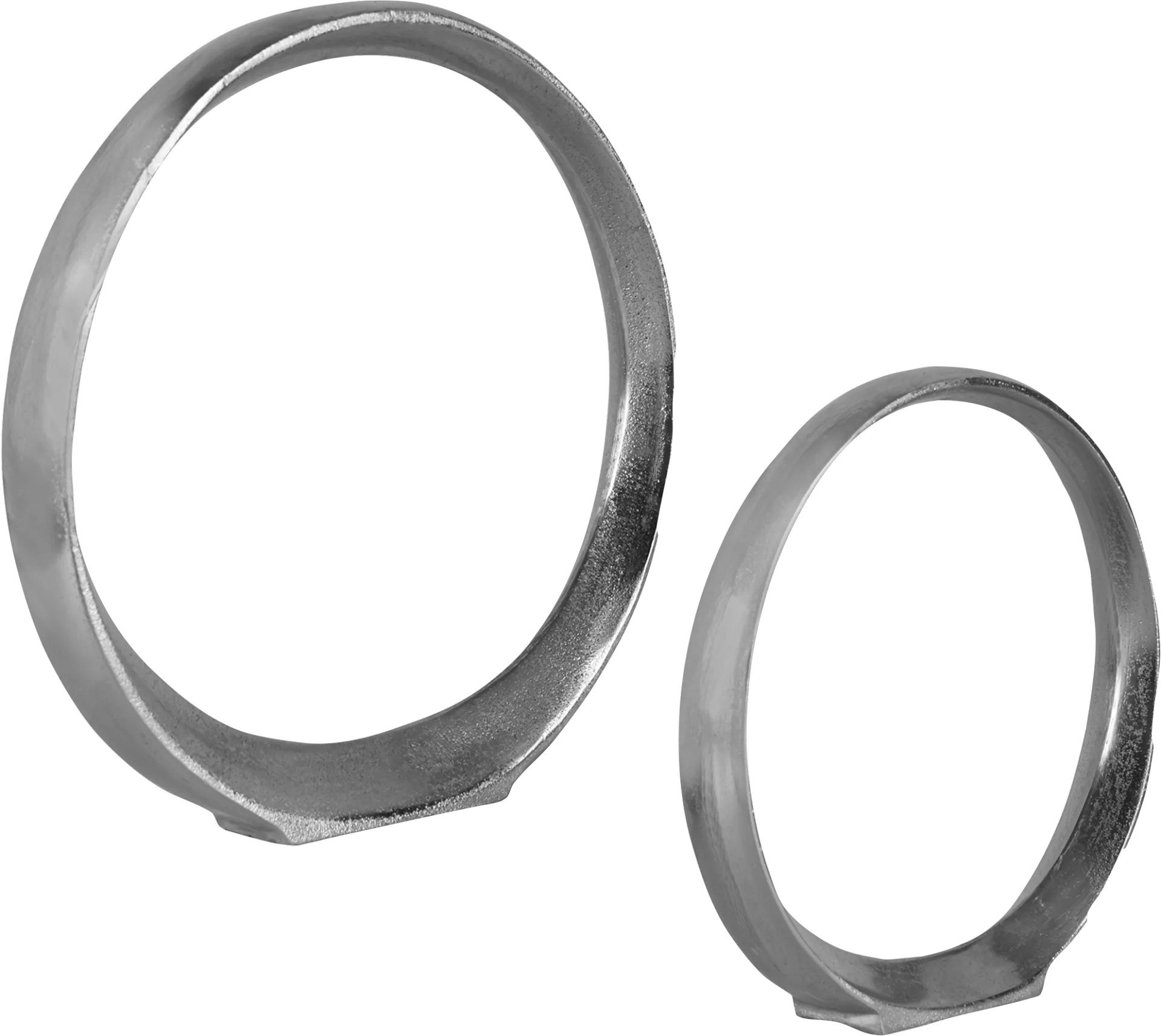 Sherringham Silver Sculpture, Set of 2 - Image 1