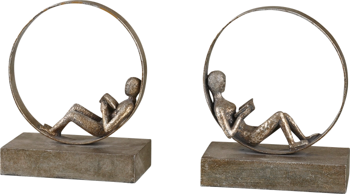 Mckibben Silver Bookend