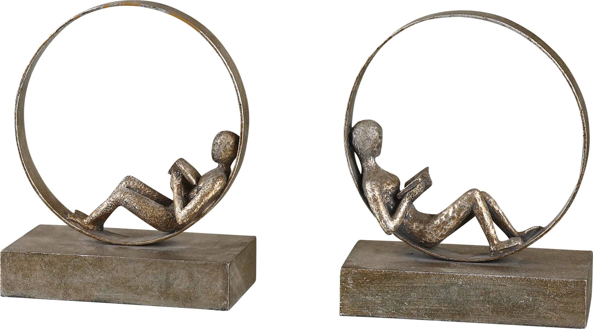Mckibben Silver Bookend - Image 1
