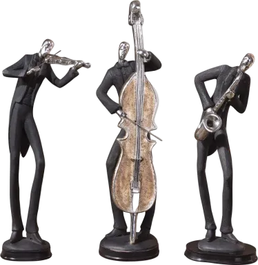 Merwina Black Figurine, Set of 3