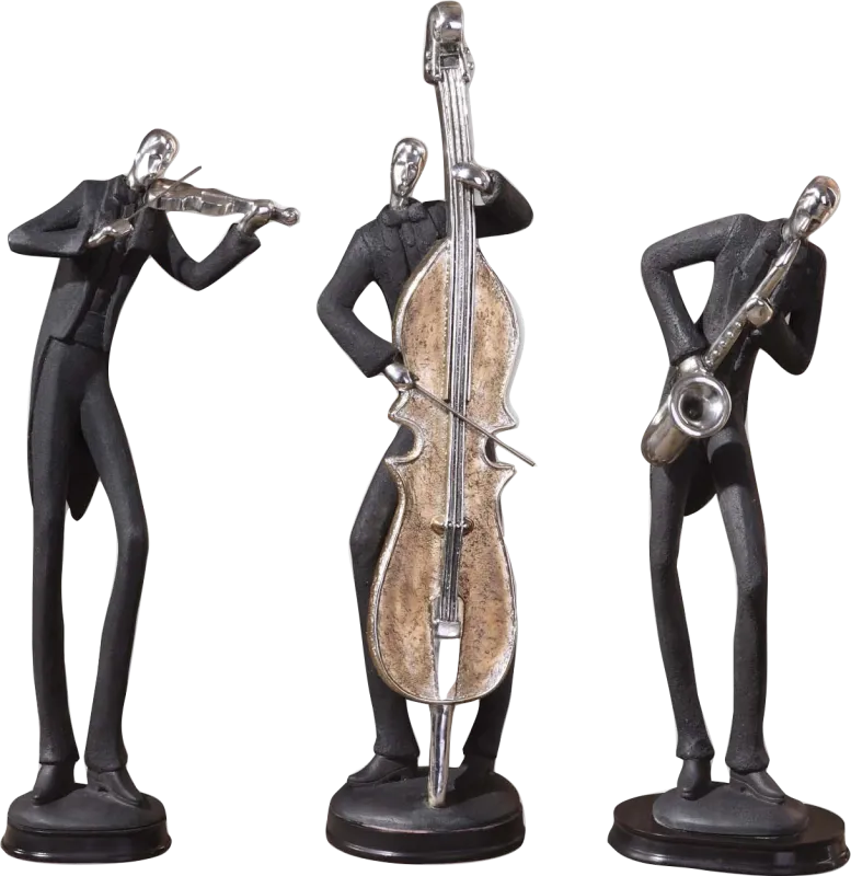 Merwina Black Figurine, Set of 3