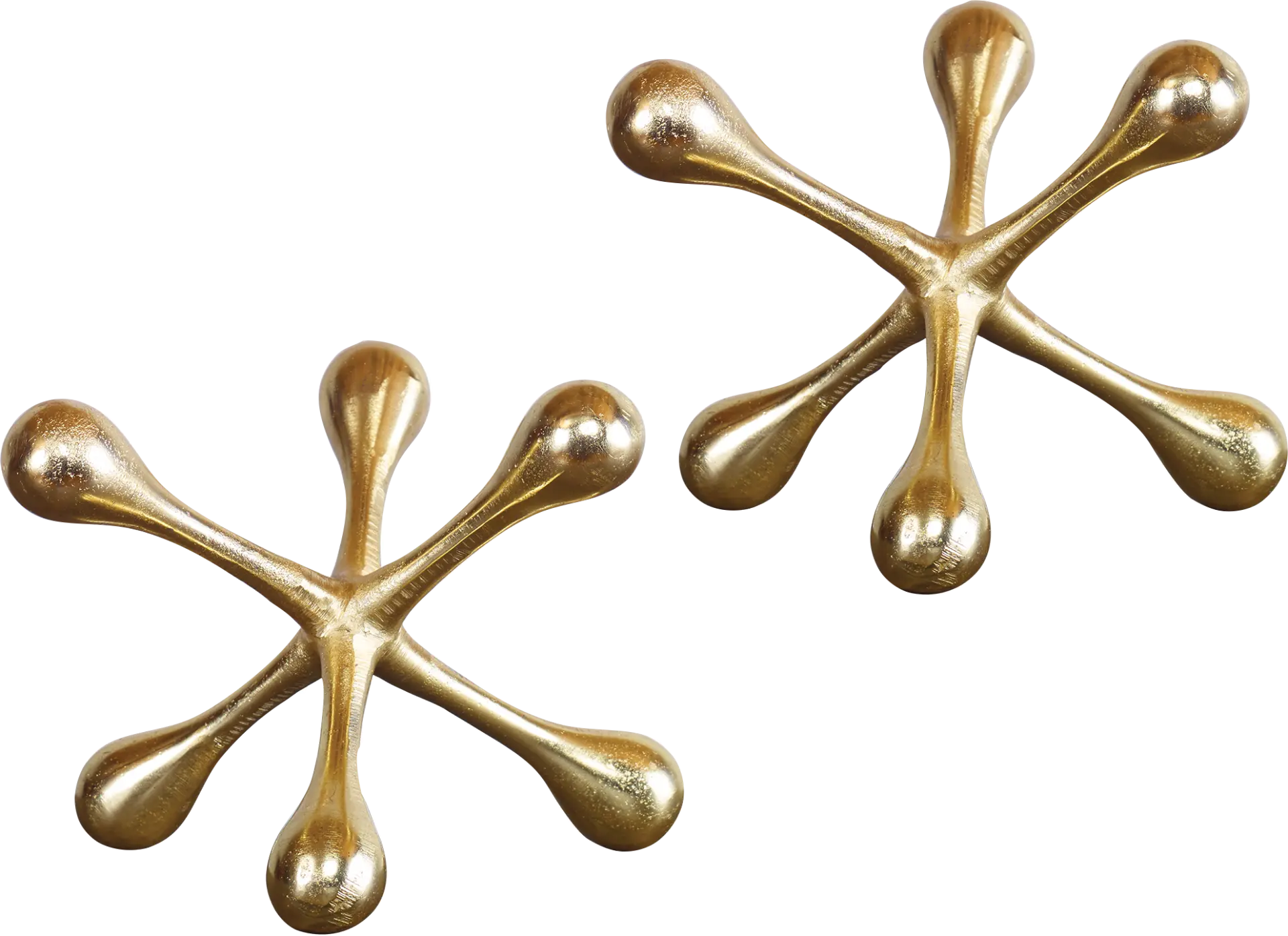 Lewlyn Brass Sculpture, Set of 2