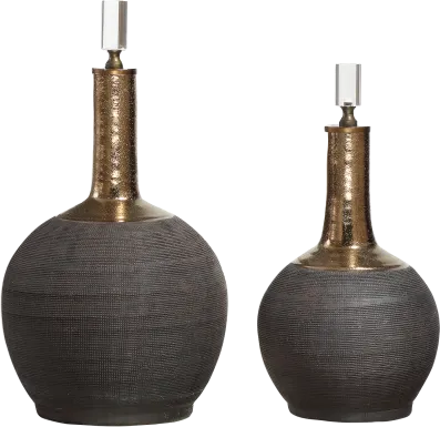 Mossleigh Black Bottle, Set of 2