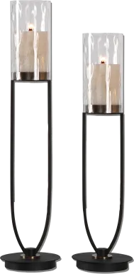 Gaylark Bronze Candle Holder, Set of 2