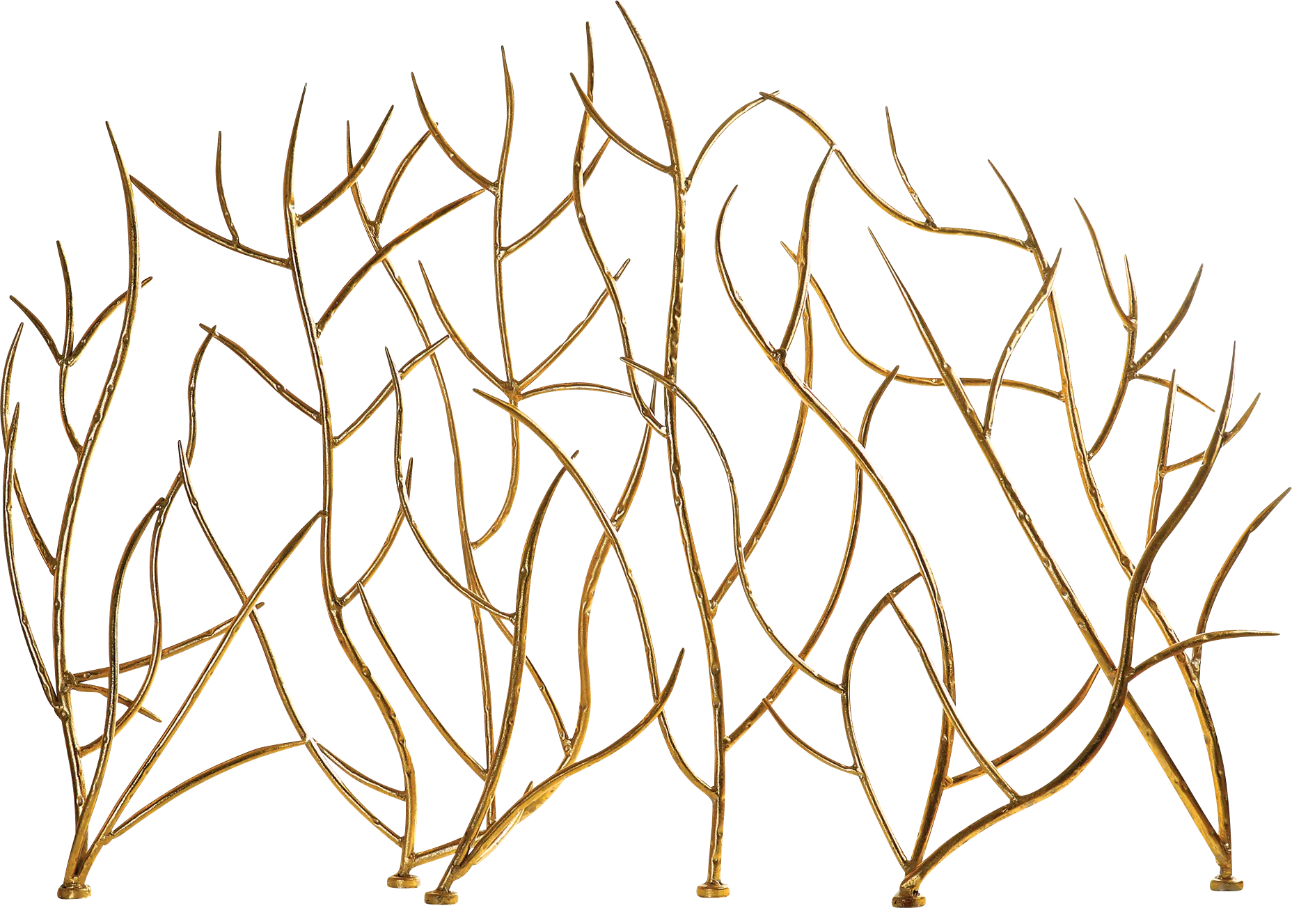 Welyn Gold Fireplace Screen - Image 1